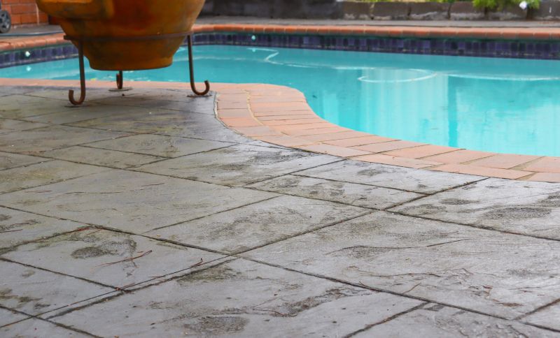 Pool Deck Stamping